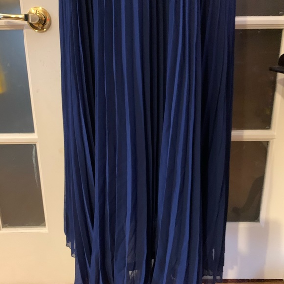 Reba Navy Blue Embellished Dress - Picture 6 of 16